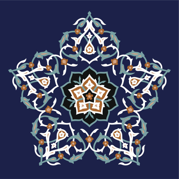 艾哈迈德伊朗花卉装饰图片下载