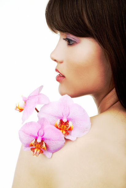 水疗的女人图片下载