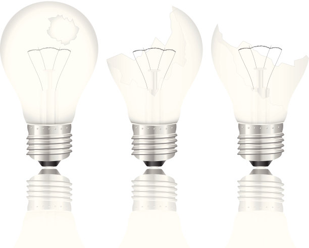 坏掉的灯泡图片下载