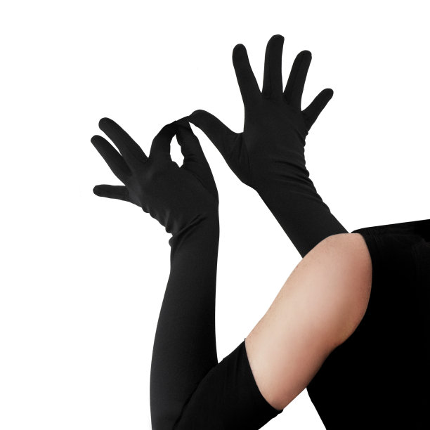 戴着优雅长手套的女人图片下载