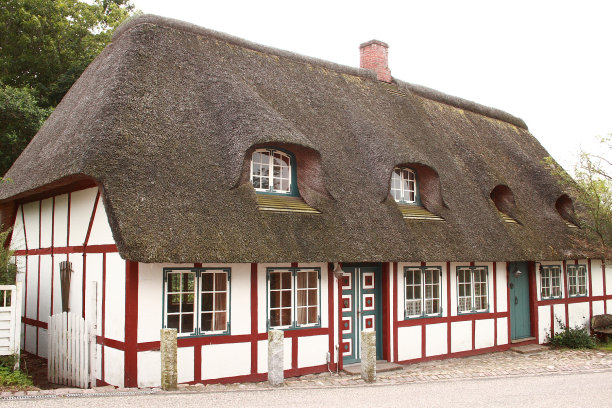 传统的丹麦回家图片下载