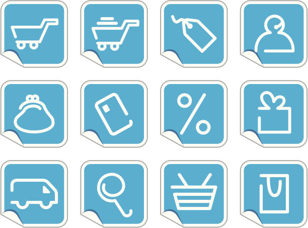 购物图标设置贴纸图片下载