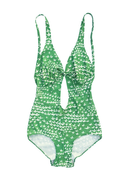 复古的一件泳衣图片下载