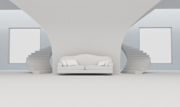 简单的白色室内图片下载