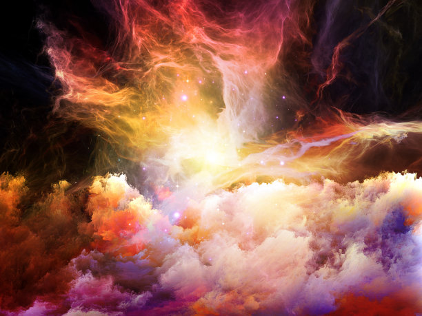 色彩斑斓的星云图片下载
