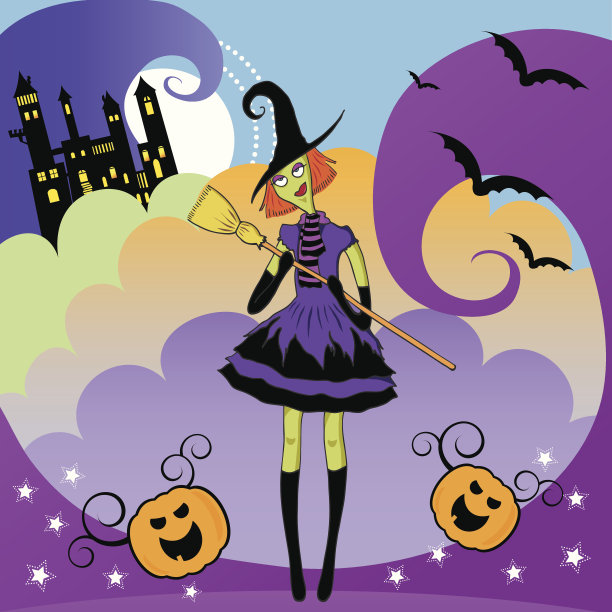 时髦的女巫图片下载