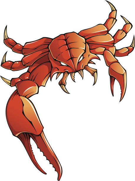 怪物蟹素材图片