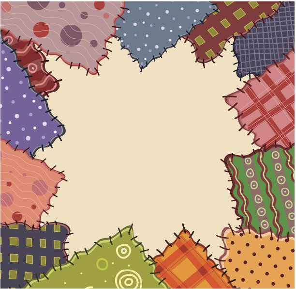 带有明亮补丁的框架图片下载