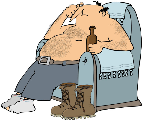 坐在椅子上的疲惫男人图片下载