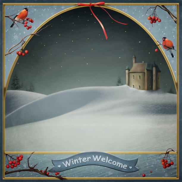 冬天惠康素材图片