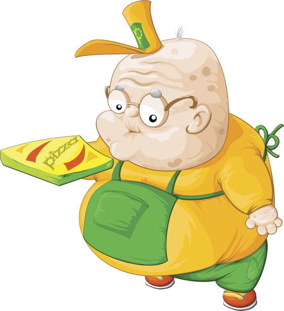 老商贩披萨图片下载