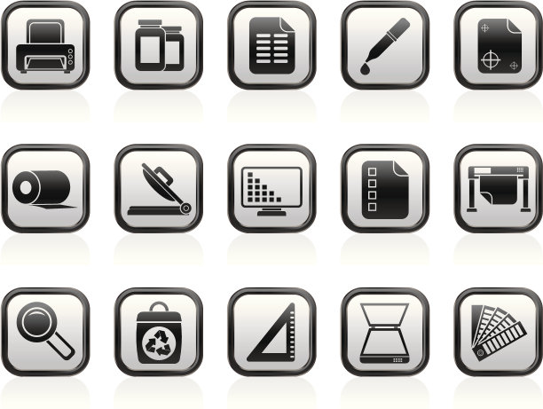 商业打印图标图片下载