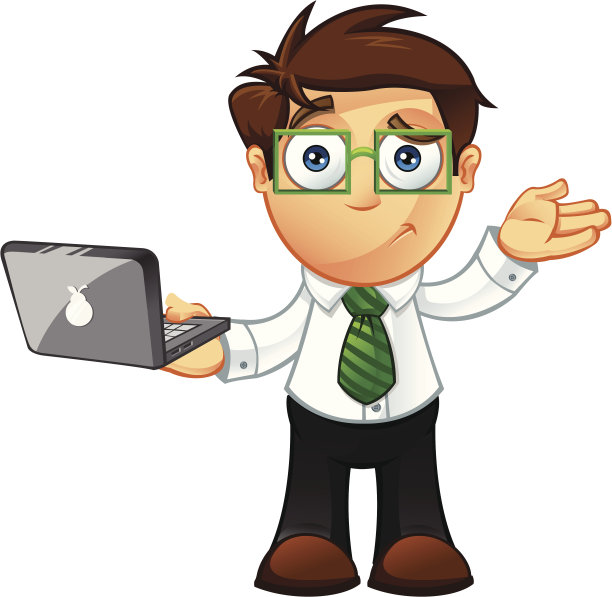 商人-不确定是否使用笔记本电脑图片下载