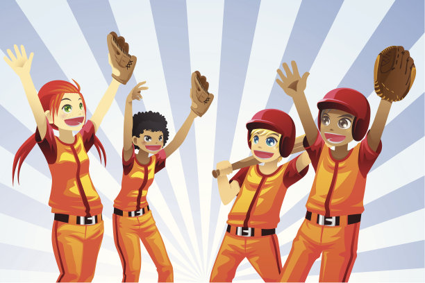 棒球的孩子球员图片下载