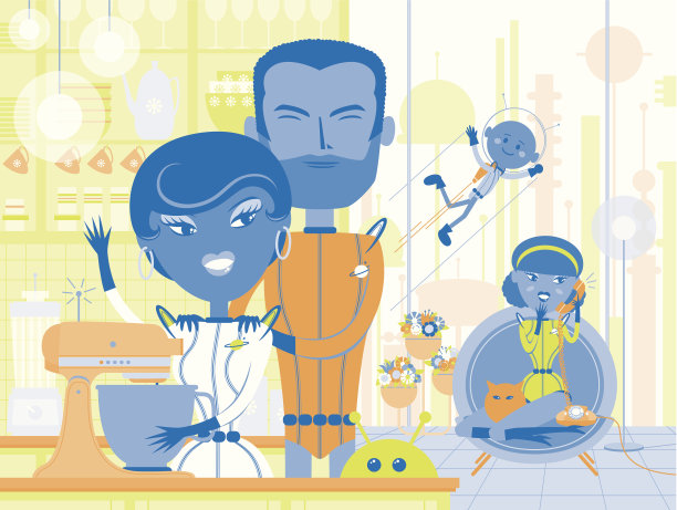 小行星家庭，非裔美国人，异性恋者图片下载