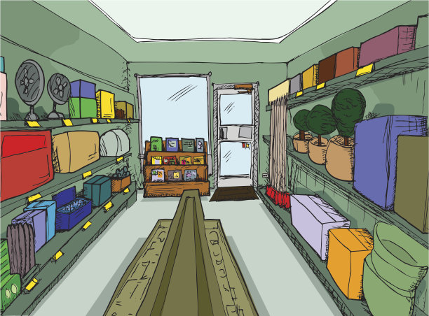 通用五金商店素材图片