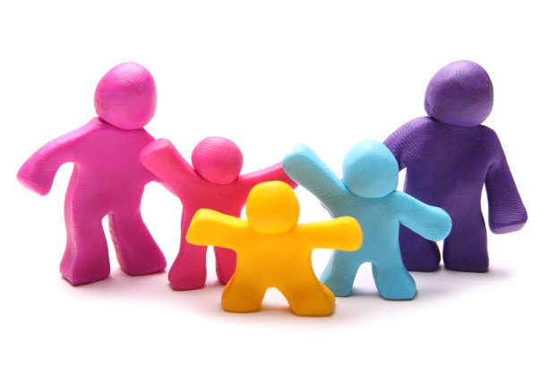 橡皮泥家庭图片下载