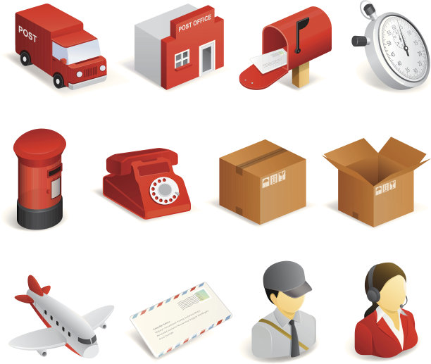 快递服务图标图片下载