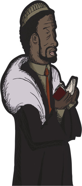 黑色的拉比祈祷图片下载