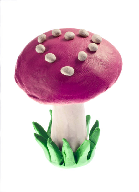 橡皮泥蘑菇心图片下载