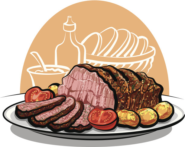 烤土豆牛肉图片下载