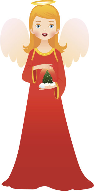 圣诞天使图片下载