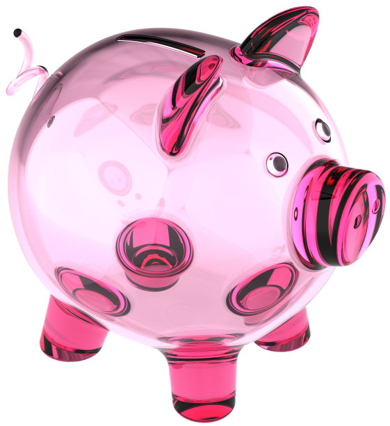 杯子里没有钱的储蓄罐。空捐款箱半透明图片下载