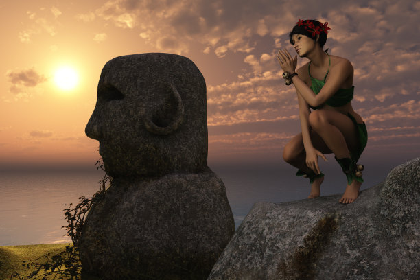 梦幻岛的女孩图片下载