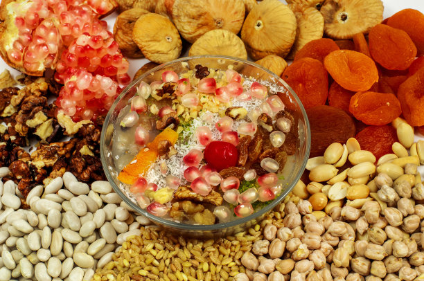 小麦布丁，干果和水果(当然)图片下载