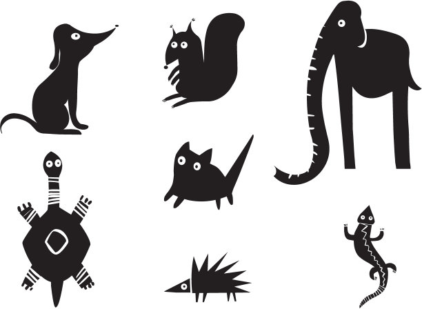 一组有趣的动物图片下载