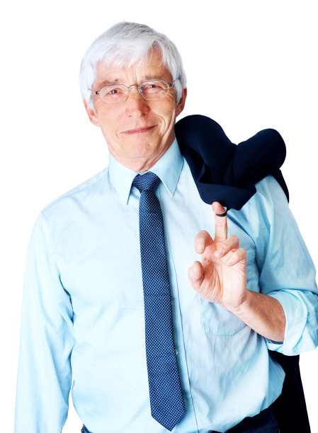 穿外套的高级商人图片下载