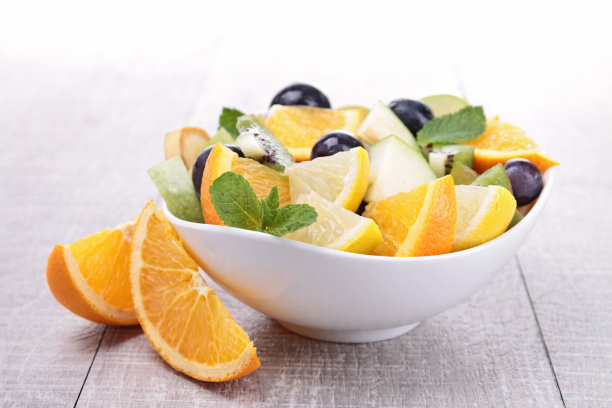 新鲜水果沙拉素材图片