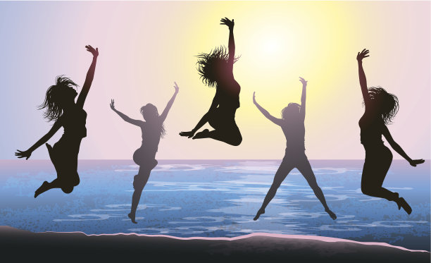 海滩上的派对图片下载