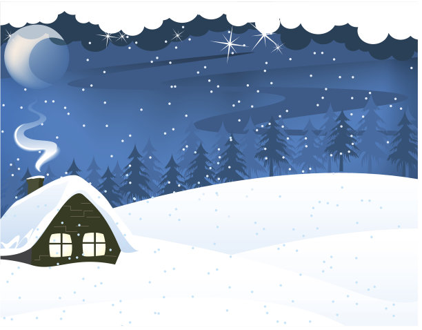 孤独的森林小屋图片下载