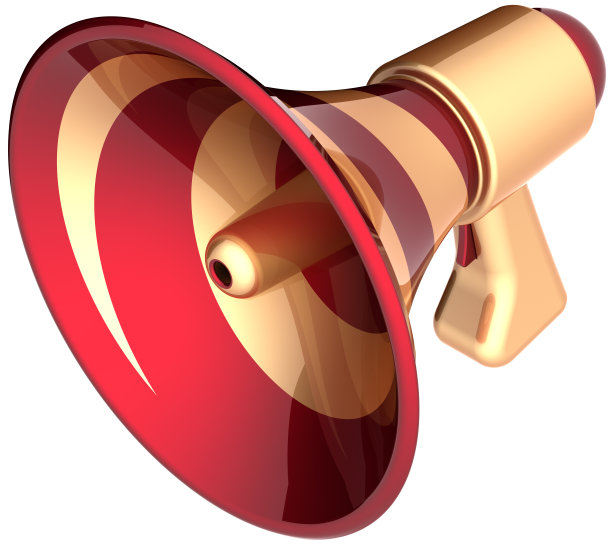 扩音器扩音器新闻博客信息传播图标概念图片下载