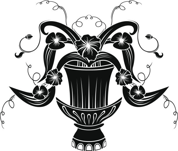 花束的花瓶图片下载