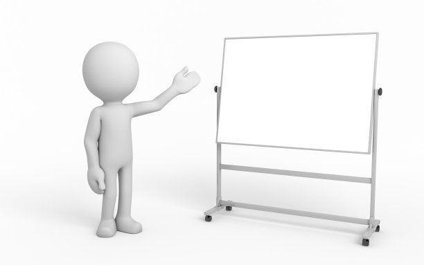 3d白色字符显示在板上图片下载