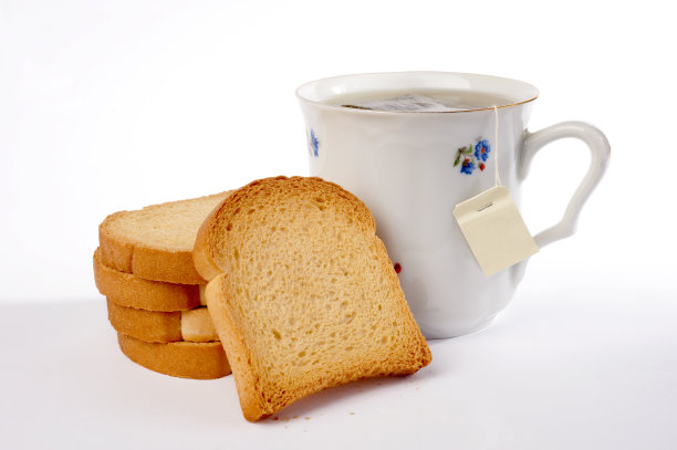 茶和面包干图片下载