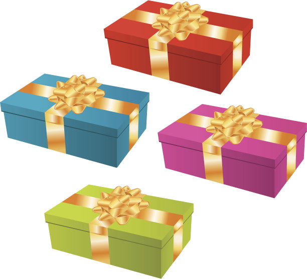 五彩缤纷的礼物图片下载
