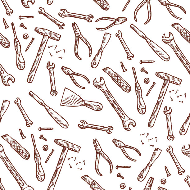 木工工具模式图片下载