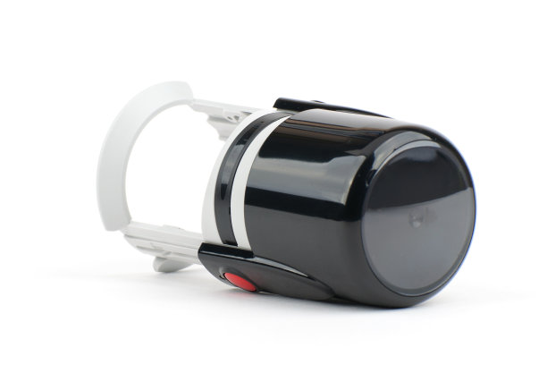 白色背景上的圆形自动封印图片下载