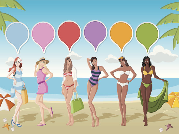 漂亮的卡通女孩图片下载