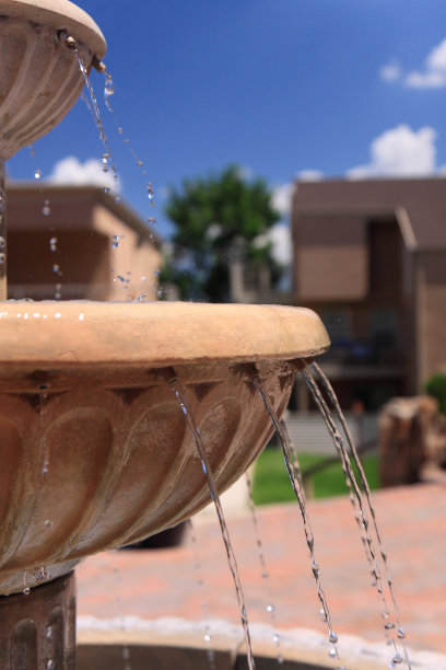 喷泉关闭图片下载