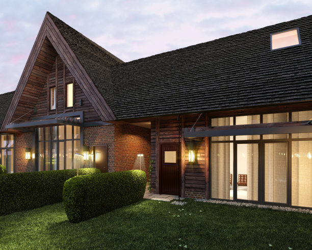 花园的房子图片下载