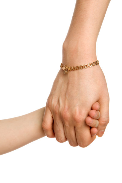 两只相关联的手，小的和大的图片下载