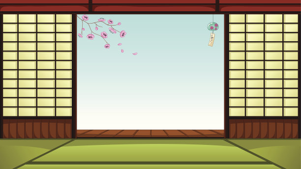 日本的房间素材图片