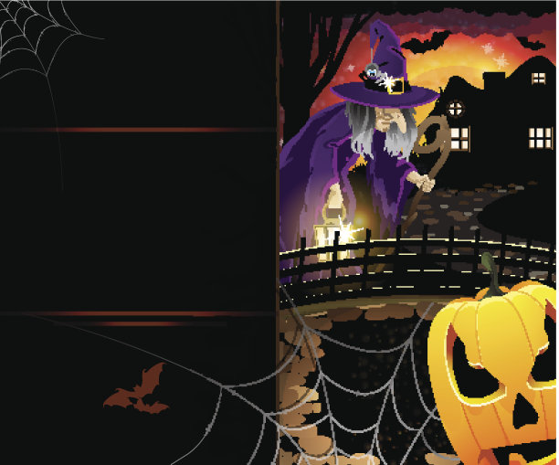 杰克灯笼和老巫婆图片下载