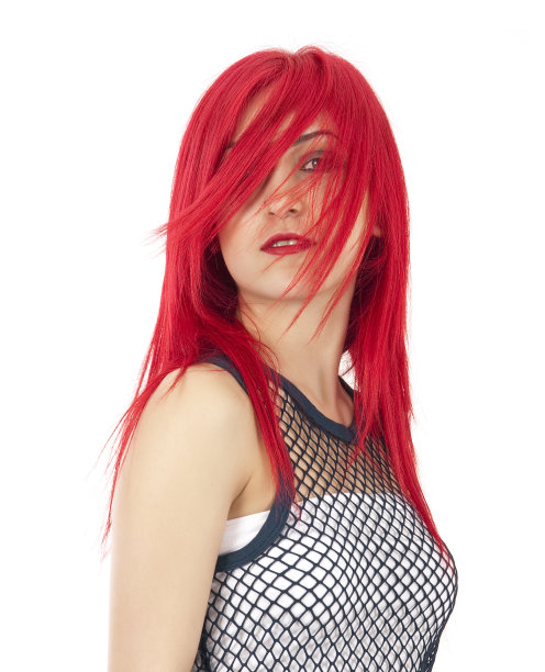 美丽的红头发图片下载