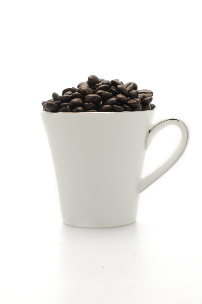 一杯咖啡豆图片下载