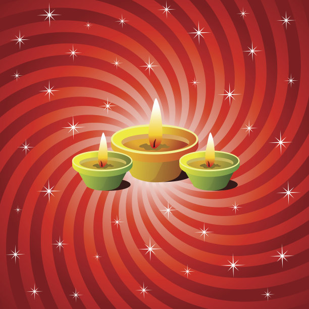 排灯节背景灯图片下载